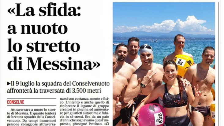 La sfida: a nuoto lo stretto di Messina